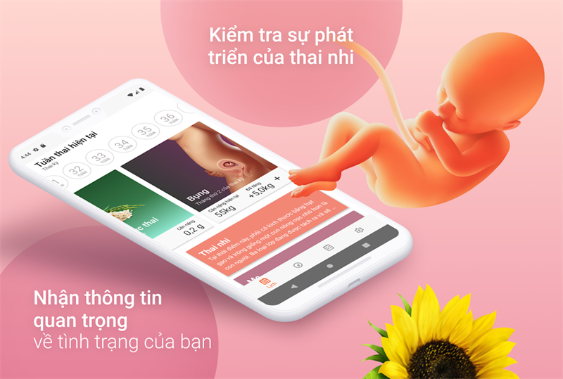 Ứng dụng di động giúp mẹ bầu tính ngày dự sinh dễ dàng