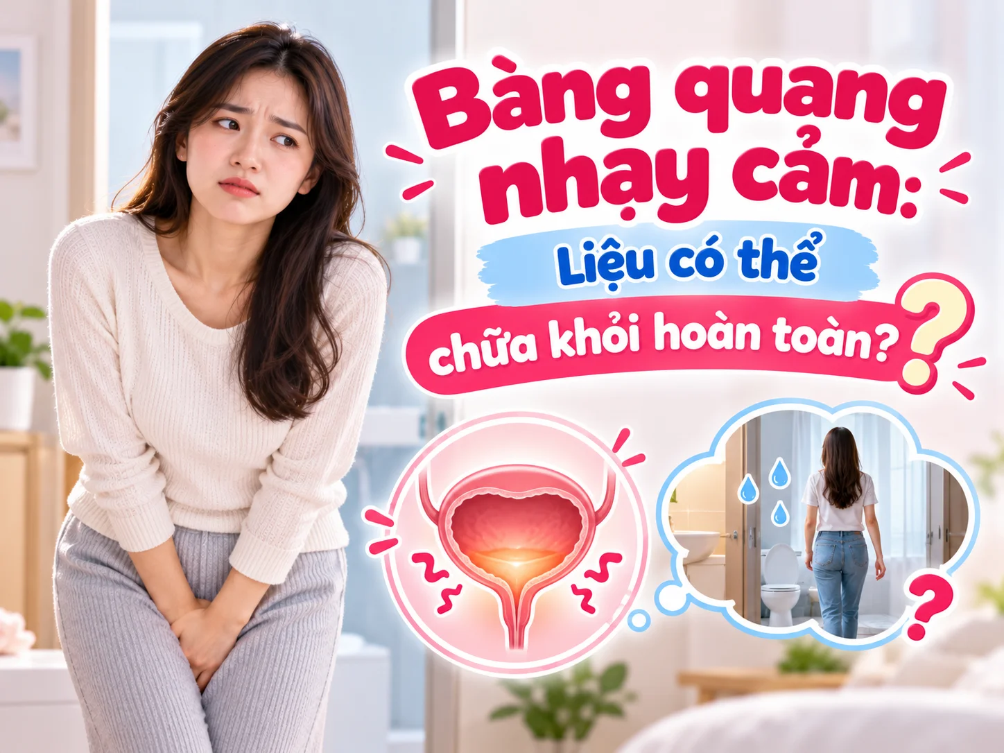 Bàng quang nhạy cảm: Liệu có thể chữa khỏi hoàn toàn?
