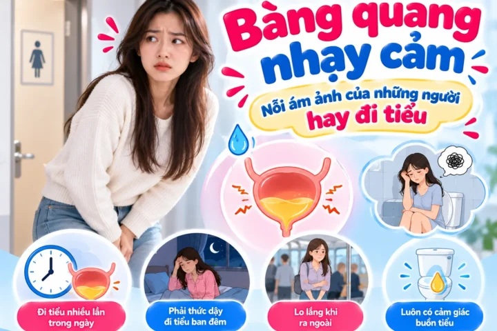 Bàng quang nhạy cảm - Nỗi ám ảnh của những người hay đi tiểu 11 Bàng quang nhạy cảm - Nỗi ám ảnh của những người hay đi tiểu