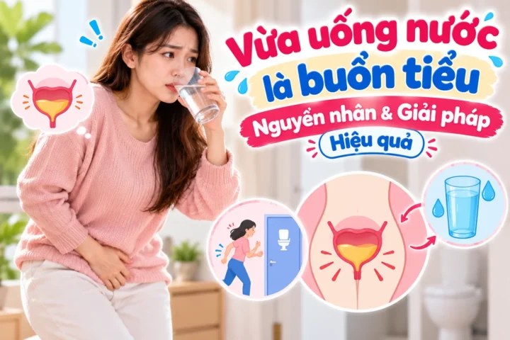 Vừa Uống Nước Là Buồn Tiểu: Nguyên Nhân & Giải Pháp Hiệu Quả 5 Vừa Uống Nước Là Buồn Tiểu: Nguyên Nhân & Giải Pháp Hiệu Quả