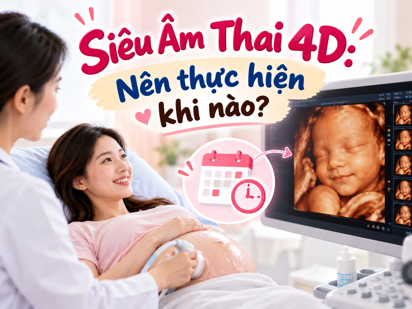 Siêu Âm Thai 4D: Nên Thực Hiện Khi Nào?
