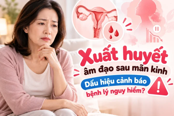 Xuất huyết âm đạo sau mãn kinh: Dấu hiệu cảnh báo bệnh lý nguy hiểm? 4 Xuất huyết âm đạo sau mãn kinh: Dấu hiệu cảnh báo bệnh lý nguy hiểm?