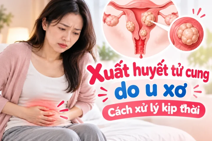Xuất huyết tử cung do u xơ: Cách xử lý kịp thời 5 Xuất huyết tử cung do u xơ: Cách xử lý kịp thời