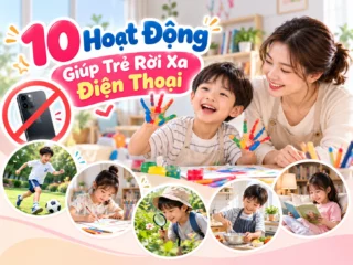 10 Hoạt Động Giúp Trẻ Rời Xa Điện Thoại