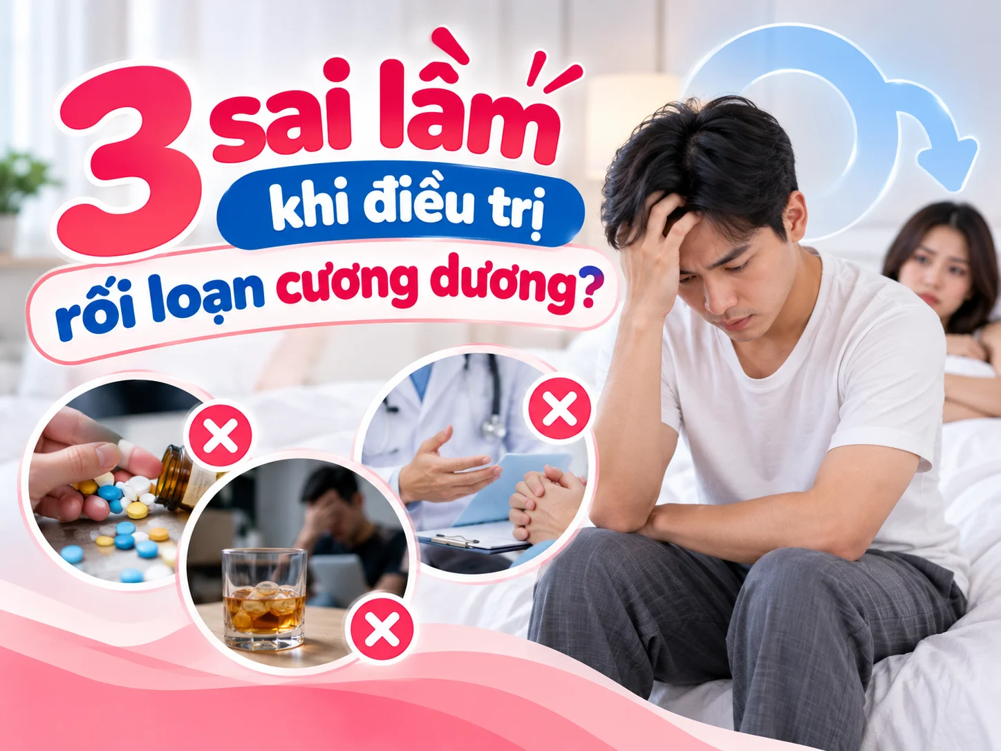 3 sai lầm khi điều trị rối loạn cương dương?