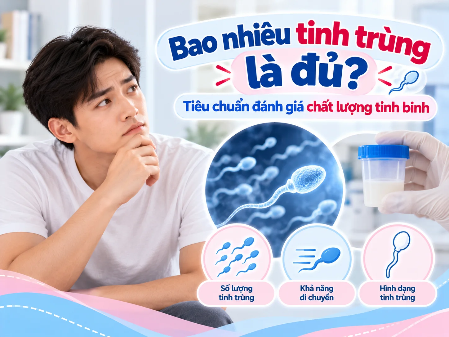 Bao nhiêu tinh trùng là đủ? Tiêu chuẩn đánh giá chất lượng tinh binh