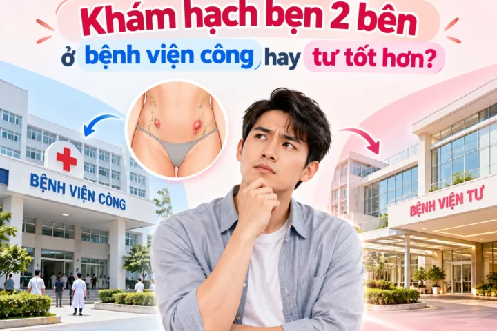 Khám hạch bẹn 2 bên ở bệnh viện công hay tư tốt hơn?