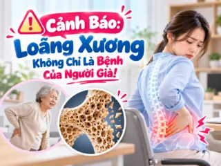 Cảnh Báo: Loãng Xương Không Chỉ Là Bệnh Của Người Già!