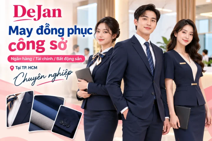 DeJan: May đồng phục công sở ngân hàng/tài chính/bất động sản tại TP. HCM chuyên nghiệp 9 DeJan: May đồng phục công sở ngân hàng/tài chính/bất động sản tại TP. HCM chuyên nghiệp
