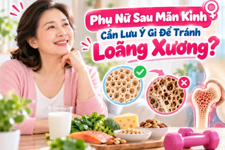 Phụ Nữ Sau Mãn Kinh Cần Lưu Ý Gì Để Tránh Loãng Xương?