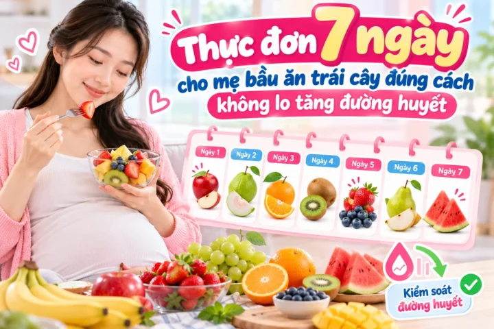Thực đơn 7 ngày cho mẹ bầu ăn trái cây đúng cách, không lo tăng đường huyết 8 Thực đơn 7 ngày cho mẹ bầu ăn trái cây đúng cách, không lo tăng đường huyết
