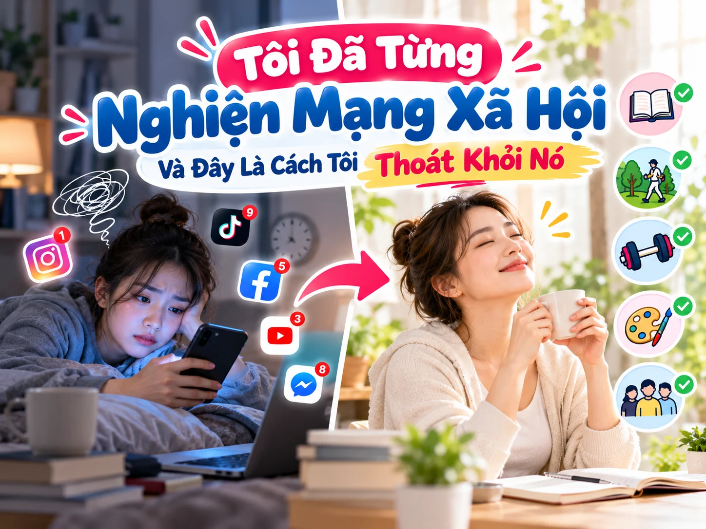 Tôi Đã Từng Nghiện Mạng Xã Hội Và Đây Là Cách Tôi Thoát Khỏi Nó