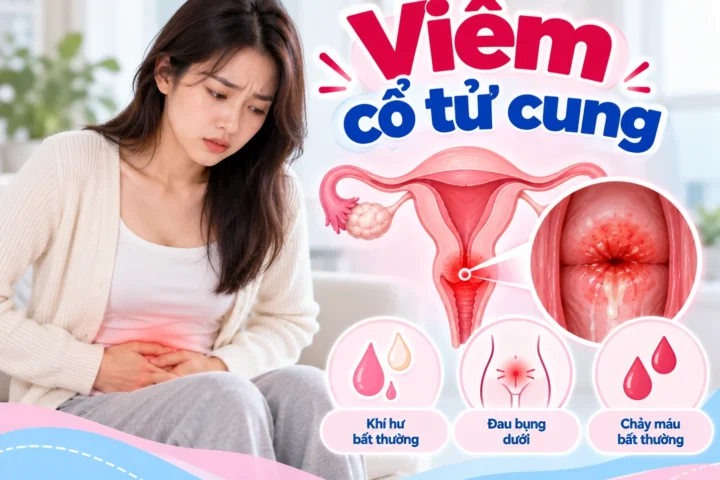 Viêm cổ tử cung: 3 dấu hiệu cảnh báo sớm bạn cần biết