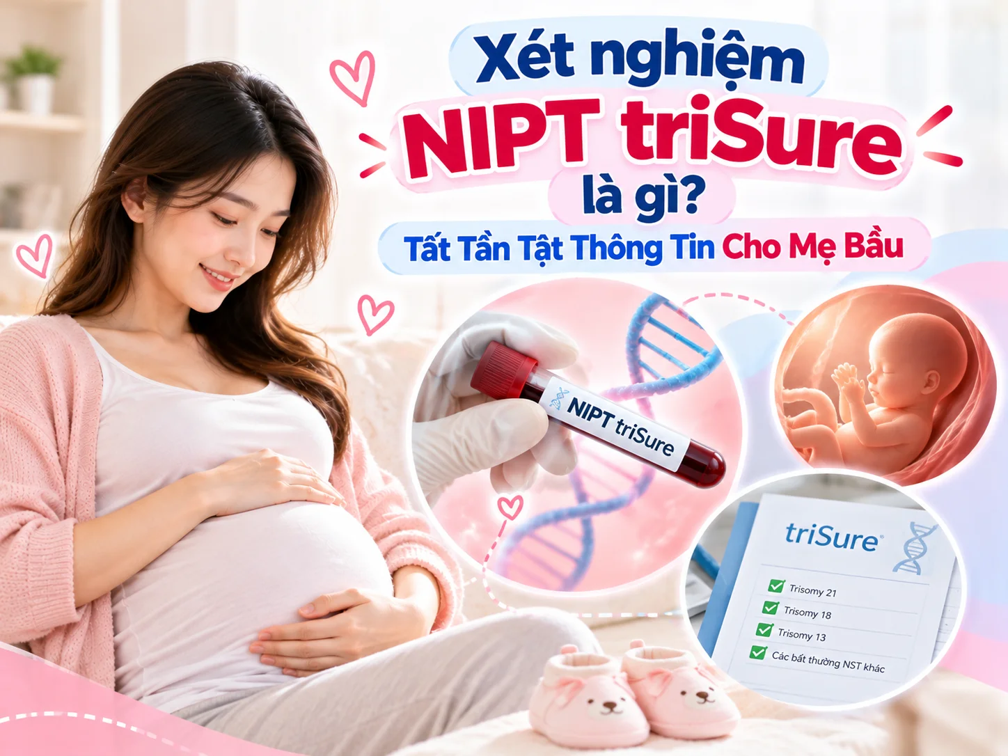 Xét nghiệm NIPT triSure là gì? Tất tần tật thông tin cho mẹ bầu