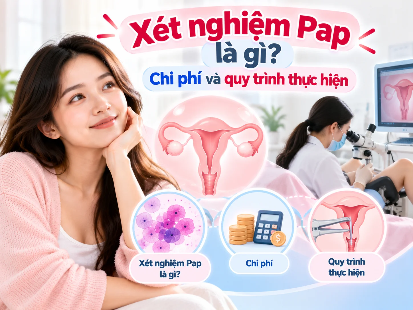 Xét nghiệm Pap là gì? Chi phí và quy trình thực hiện