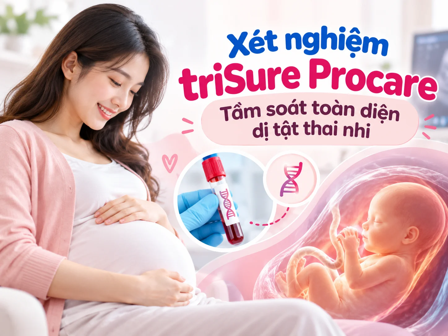 Xét nghiệm triSure Procare: Tầm soát toàn diện dị tật thai nhi