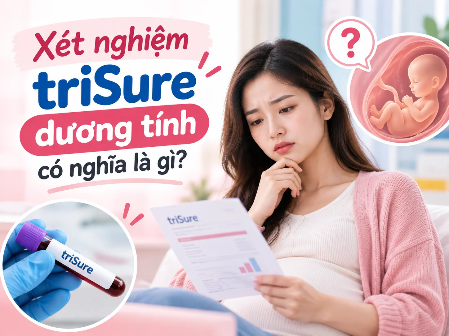 Xét nghiệm triSure dương tính có nghĩa là gì?