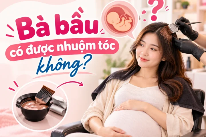 Bà bầu có được nhuộm tóc không?