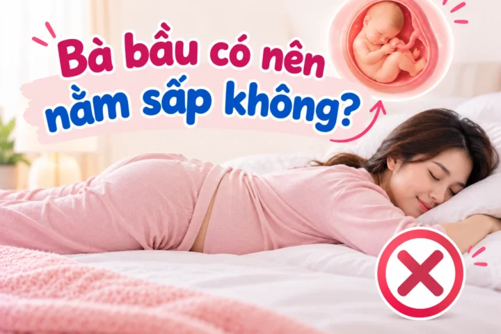 Bà bầu có nên nằm sấp không?