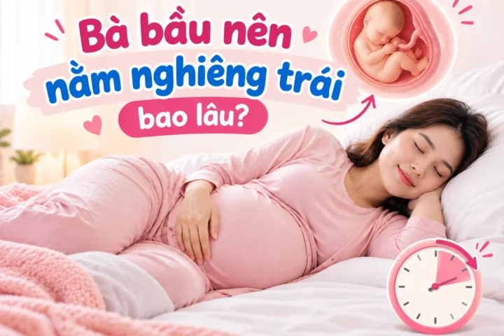 Bà bầu nên nằm nghiêng trái bao lâu?