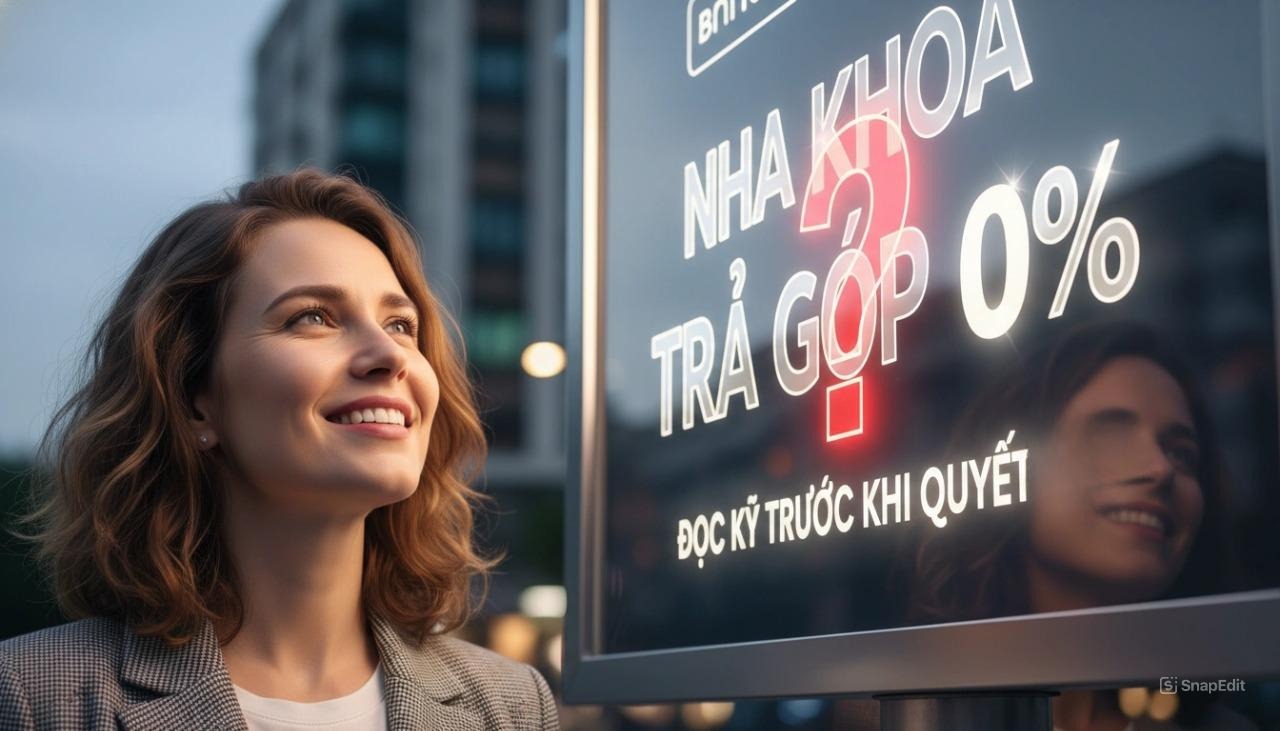 Trả góp nha khoa 0% có thật sự không phát sinh chi phí? Những điều cần đọc kỹ trước khi ký