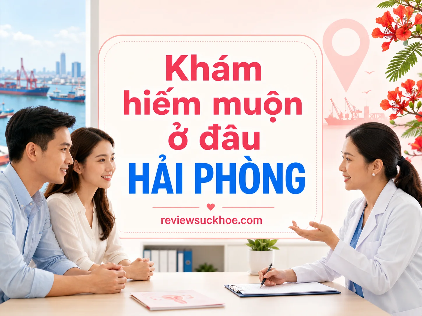 Khám hiếm muộn ở đâu Hải Phòng? Hệ thống phòng khám vệ tinh chuẩn y khoa gần nhà